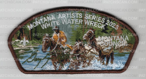 Patch Scan of Montana Artist Series 2023 CSP Montana Council