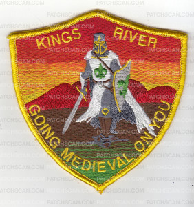 Patch Scan of X166111A 2013 CAMPOREE GOING MEDIEVAL ON YOU 