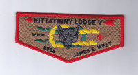 Kittatinny James E West Flap Hawk Mountain Council #528