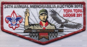 Patch Scan of 24th Annual Memorabilia Auction 2015 - OA Lodge 291 CSP