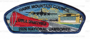 Patch Scan of Hawk Mountain Council Jamboree 2026 (Carl. A Spaatz Field)