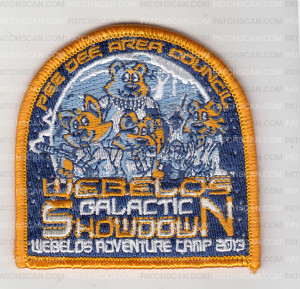 Patch Scan of X167993A PEE DEE AREA COUNCIL WEBELOS ADVENTURE CAMP