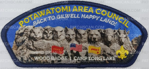 Patch Scan of POTAWATOMI WOOD BADGE