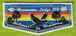 Patch Scan of Rio Grande Council 2026 Jamboree (Flap)