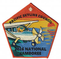 Pacific Skyline Council 2026 NJ Center patch orange border Pacific Skyline Council #31