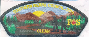 Patch Scan of Southern Sierra Council- 2016 FOS