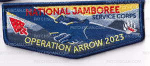 Patch Scan of Jamboree Patch OA Staff Flap Set