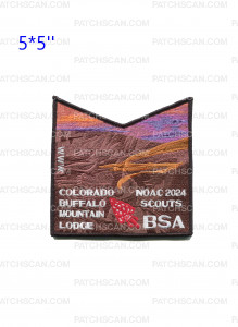 Patch Scan of Buffalo Mountain Lodge NOAC 2024 Great Sand Dunes pocket patch