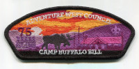 Adventure West Council Camp Buffalo Bill 75 Years CSP Adventure West Council(new)