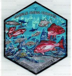 Patch Scan of 2026 National Jamboree Center Piece (PO 103925)