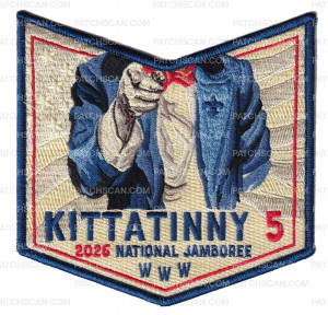 Patch Scan of Hawk Mountain Council Jamboree 2026 (Pocket Piece)