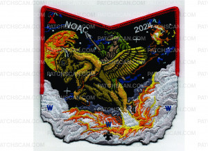 Patch Scan of NOAC 2024 Fundraiser Pocket Patch (PO 101754)