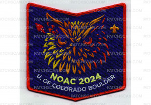 Patch Scan of 2024 NOAC Pocket Patch (PO 101971)