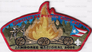 Patch Scan of 486237- Camp Fire- National Jamboree 
