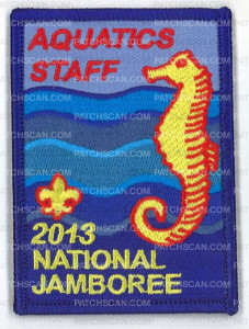 Patch Scan of X168633A AQUATICS STAFF 