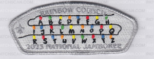 Patch Scan of Rainbow Council  - Scouting Things - Jamboree Set