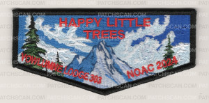 Patch Scan of Yowlumne 303 NOAC 2024 Happy Little Trees flap