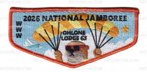 Patch Scan of Ohlone Lodge 63 2026 NJ flap orange border