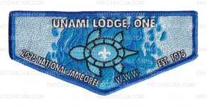 Patch Scan of Unami Lodge 2026 Jamboree (Flap)