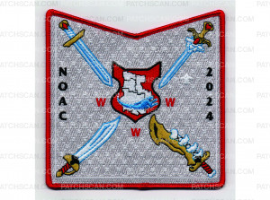 Patch Scan of NOAC 2024 Delegate Pocket Patch (PO 101959)