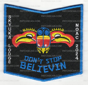 Patch Scan of Skyuka Lodge NOAC 2024 Pocket Piece - Blue