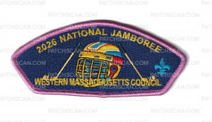 Patch Scan of WMC National Jamboree Contingent 2026(Hockey helmet CSP - Pink)