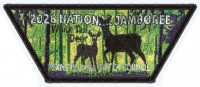 PDC 2026 NATIONAL JAMBOREE WHITE TAIL DEER ROCKER Pennsylvania Dutch Council #524