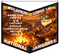 WULAPEJU LODGE 140 POCKET 2026 NATIONAL JAMBOREE Blackhawk Area Council #660