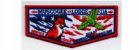 206 Conclave Service Flaps (PO 103544) Indian Waters Council #553 merged with Pee Dee Area Council