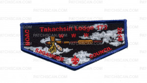 Patch Scan of  Home of Grissom AFB Can Do Wing Flap