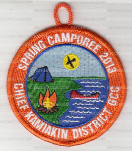 Patch Scan of X166993A SPRING CAMPOREE CHIEF KAMIAKIN DISTRICT