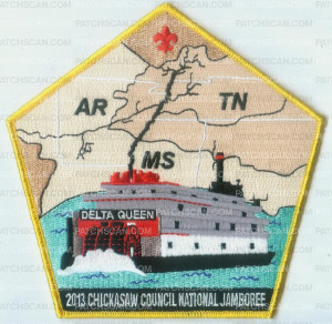 Patch Scan of CHICKASAW JAMBOREE BACKPATCH