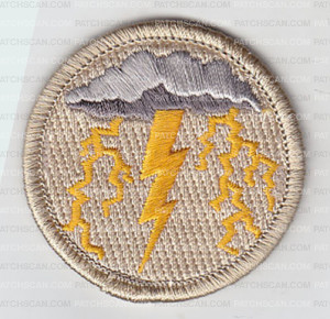 Patch Scan of X151615A (patrol patch) Lightning cloud