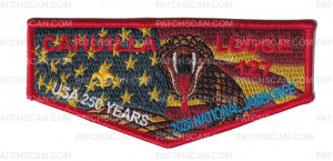 Patch Scan of Cahuilla Lodge 127 2026 National Jamboree flap