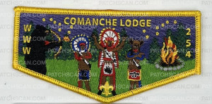 Patch Scan of COMANCHE LODGE 254 ORDEAL OA FLAP