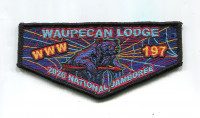 Waupecan Lodge 197 2026 National Jamboree Spider flap Rainbow Council #702