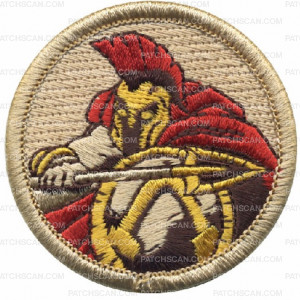 Patch Scan of Spartan Patrol Patch