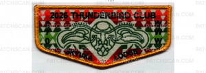 Patch Scan of 2026 Thunderbird Club Flap (PO 103724)