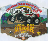 CIEC SNJ 20117 America's Off Road Capital - main patch California Inland Empire Council #45