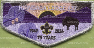 Patch Scan of 469398- Kiondaga Lodge 75 years 