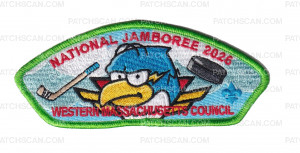 Patch Scan of WMC National Jamboree Contingent 2026(Hockey CSP-Green)