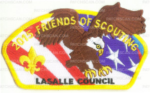 Patch Scan of 2015 Friends of Scouting (LaSalle)