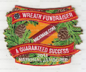 Patch Scan of X167549A WREATH FUNDRAISER 2013 JAMBOREE