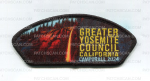 Patch Scan of Greater Yosemite Council Camporall 2024 CSP black border