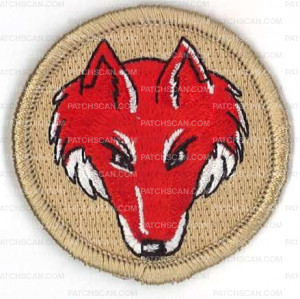 Patch Scan of X166029A (Fox head patrol) 