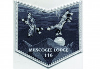 NOAC 2024 Pocket Patch Grey (PO 102211) Indian Waters Council #553 merged with Pee Dee Area Council