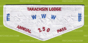 Patch Scan of Takachsin Lodge America 250(Flap/Ghosted)
