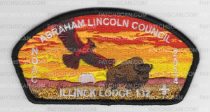 Patch Scan of Abraham Lincoln Council Illinek Lodge NOAC 2024 CSP