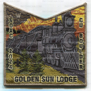 Patch Scan of CORNHUSKER COUNCIL NOAC 2024 (Gray Pocket/Train Smoke)