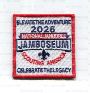 Patch Scan of 2026 National Jamboree Jamboseum